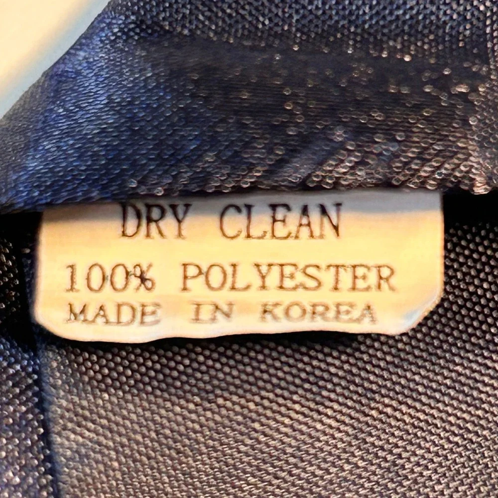 Novelty Necktie Mens Tools Print Blue Gray Polyester Career Workwear Tie Vintage - Picture 8 of 8